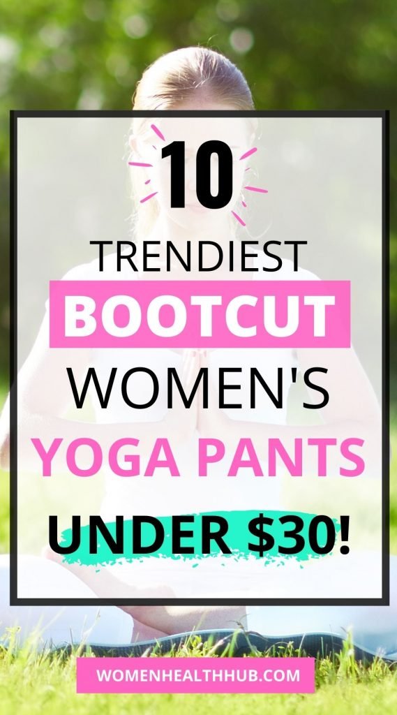 Best bootcut yoga pants for women under $30 on Amazon