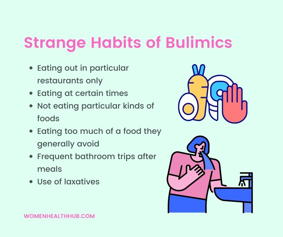 signs of bulimia in females - women health hub