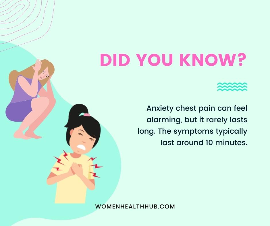 what happens when anxiety causes chest pain - women health hub