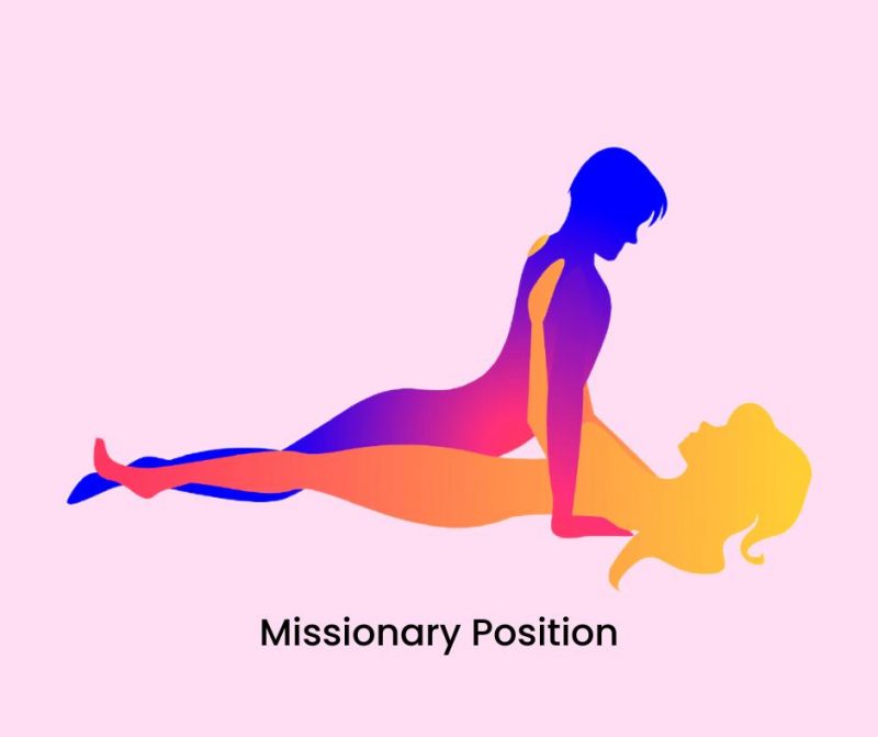 missionary pose - best sex position for her