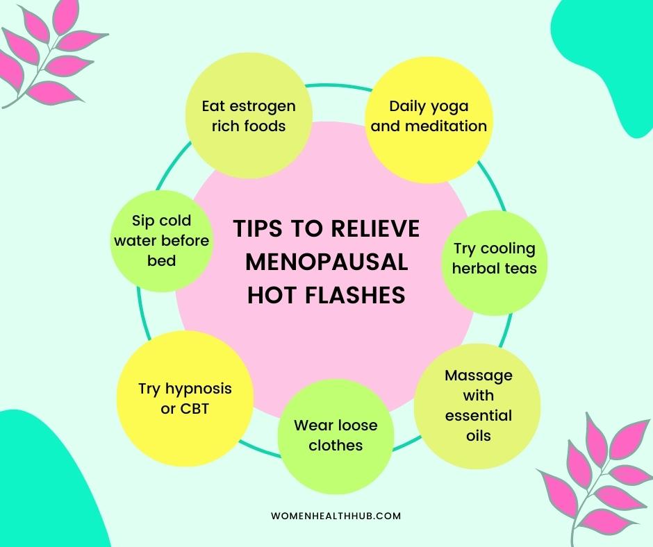 how to treat hot flashes naturally - women health hub