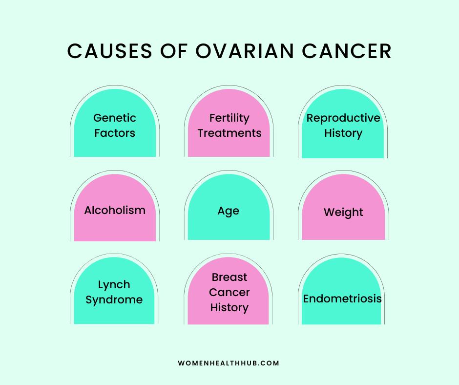 causes of ovarian cancer - women health hub
