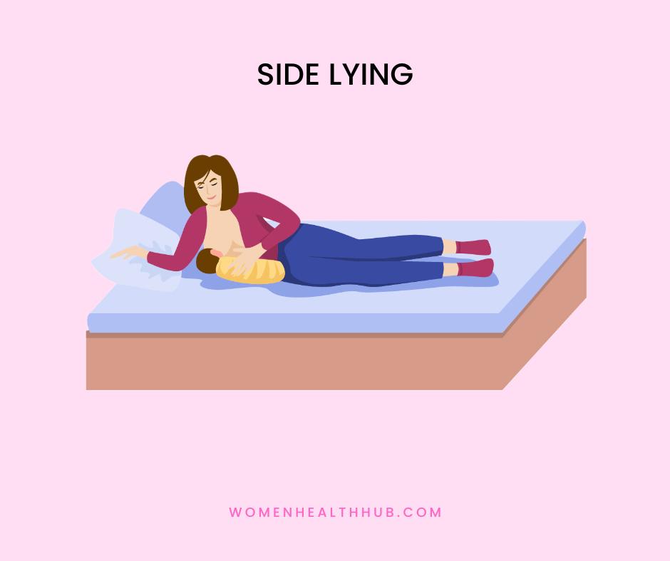 side lyingpopular breastfeeding positions - women health hub