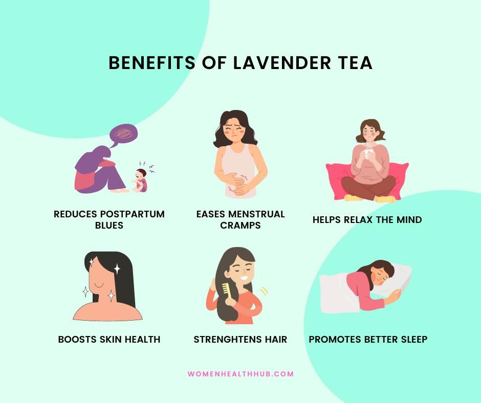 health benefits of lavender tea - women health hub