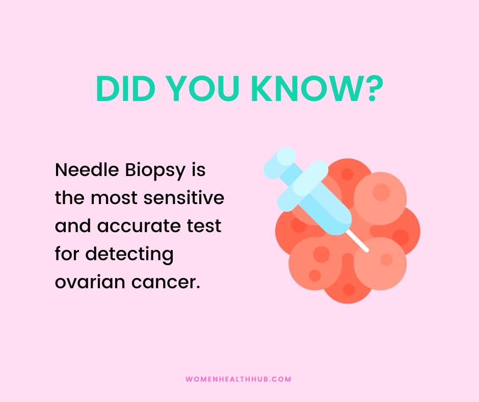needle biopsy for ovarian cancer diagnosis - women health hub